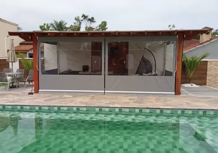 toldo cortina com visor - juquehy