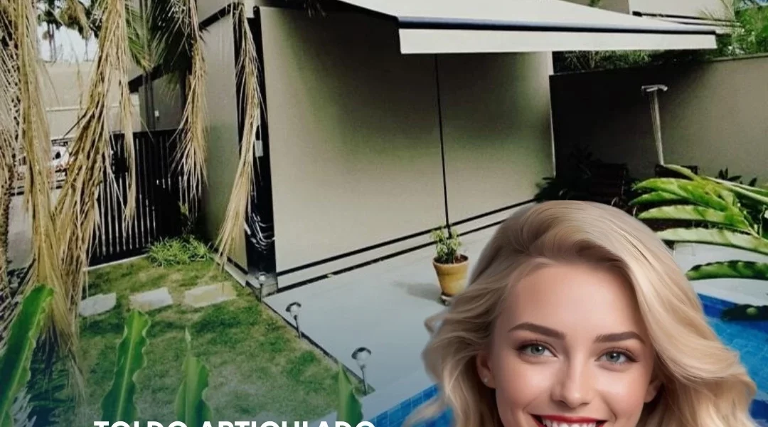 Toldo articulado e toldo cortina em Juquehy